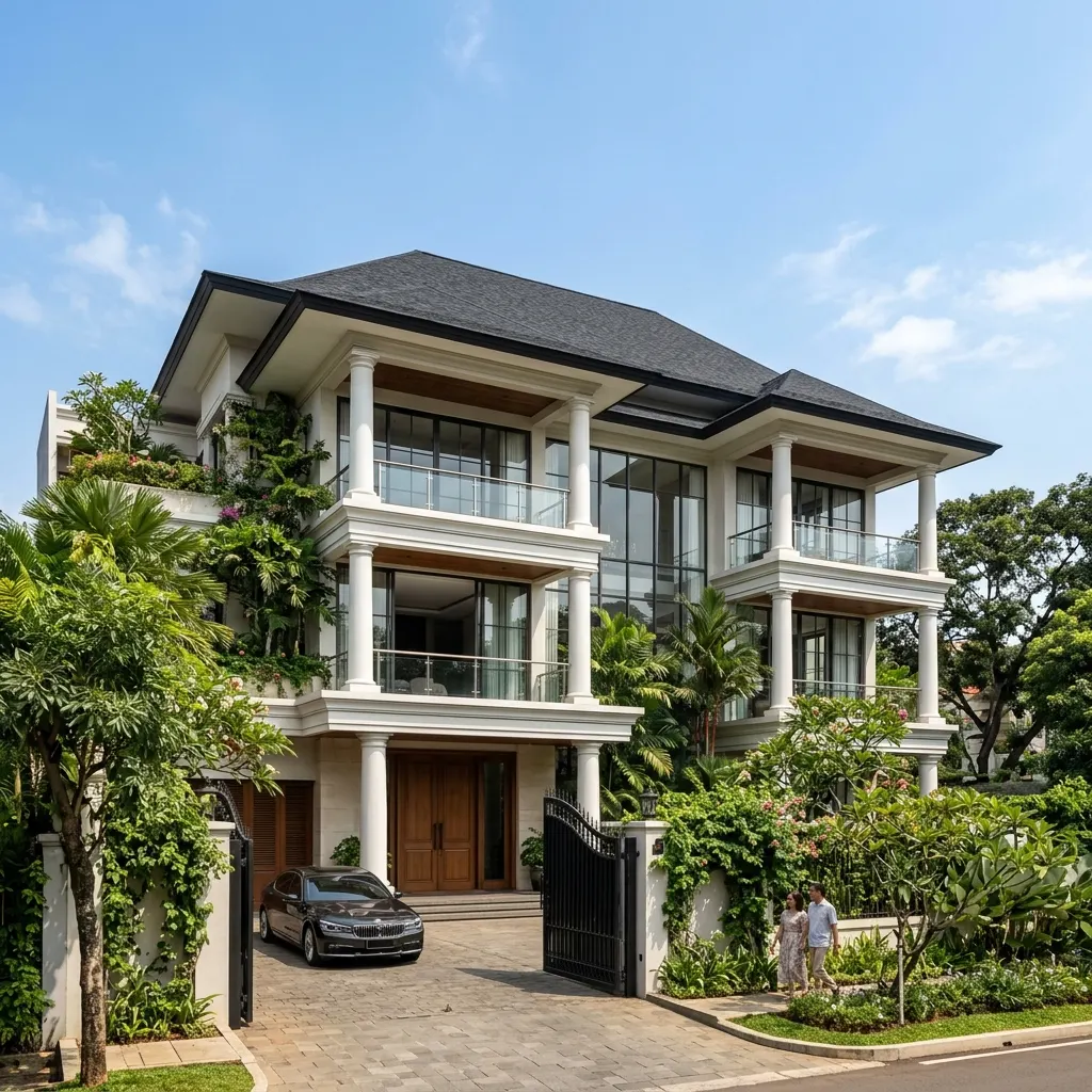 Hunian Klasik Modern Menteng, Jakarta